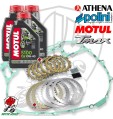 KIT FRIZIONE POLINI GUARNIZIONE OLIO MOTUL 5100 10W40 YAMAHA T-MAX 500 2001-2011