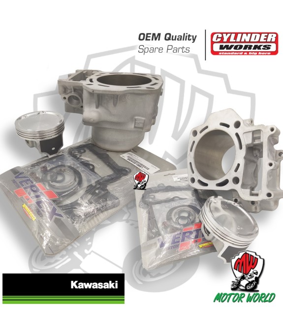 KIT COPPIA CILINDRI ANTERIORE E POSTERIORE KAWASAKI TERYX 750 2011 2012 2013