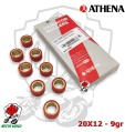 KIT RULLI MASSETTE VARIATORE ATHENA 20X12 - 9,0 GRAMMI