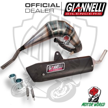Kit Marmitta enduro 2T+Silenz. Sonic allum. dark Fantic Motor XE 50 ENDURO 2021