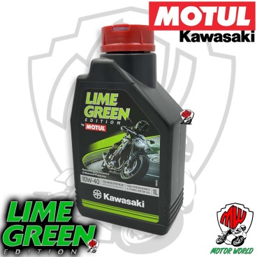 1 Litro OLIO MOTORE MOTUL KAWASAKI LIME GREEN 10W40 SPECIFICO Z900 Z900RS