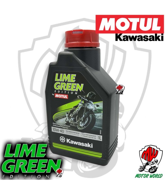 1 Litro OLIO MOTORE MOTUL KAWASAKI LIME GREEN 10W40 SPECIFICO Z900 Z900RS