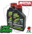 2 LITRI OLIO TECHNSYNTHESE MOTUL LIME GREEN 10W40 KAWASAKI
