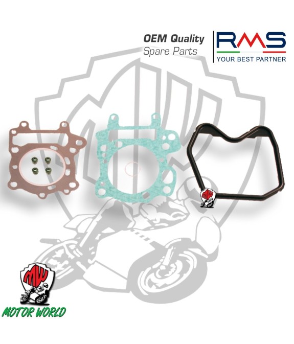 SERIE GUARNIZIONI SMERIGL. CILINDRO TESTA LEONARDO SCARABEO 150 200 MOTORE ROTAX