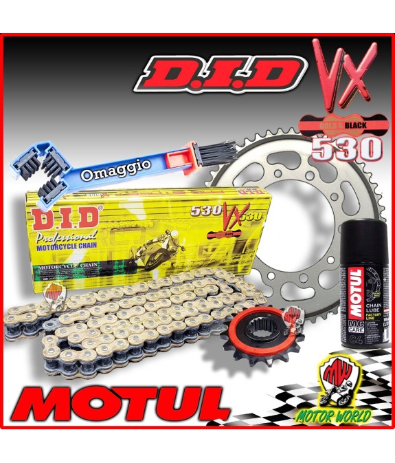 KIT TRASMISSIONE CATENA DID CORONA PIGNONE TRIUMPH 955i 2003 2004 2005 2006
