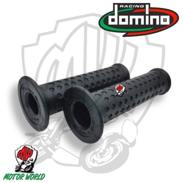 COPPIA MANOPOLE NERE TIPO ORIGINALE DOMINO PIAGGIO HEXAGON LXT 125 1998 1999