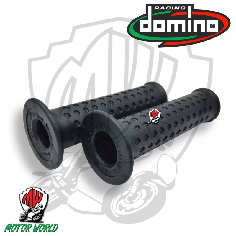COPPIA MANOPOLE NERE TIPO ORIGINALE DOMINO PIAGGIO HEXAGON LXT 125 1998 1999