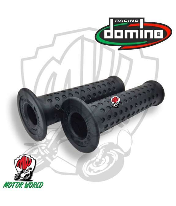 COPPIA MANOPOLE NERE TIPO ORIGINALE DOMINO PIAGGIO HEXAGON LXT 125 1998 1999