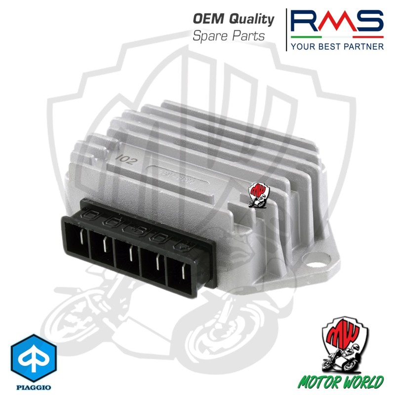 REGOLATORE DI TENSIONE CORRENTE 5 PIN PIAGGIO VINTAGE COSA 2 125 1991 1992 1993