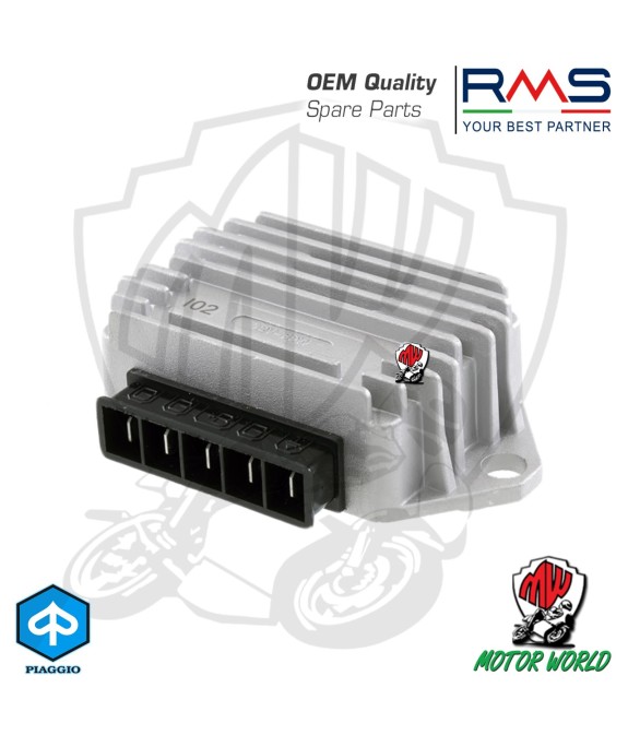 REGOLATORE DI TENSIONE CORRENTE 5 PIN PIAGGIO VINTAGE COSA 2 125 1991 1992 1993