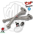 COPPIA LEVE CROMATE FRENO FRIZIONE VESPA PX 125 150 200 ARCOBALENO