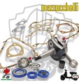 KIT ALBERO MOTORE MAZZUCCHELLI CUSCINETTI SKF VESPA ET3 125 PRIMAVERA CONO 19