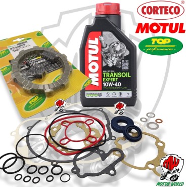 KIT FRIZIONE 4 DISCHI MOLLE TOP OLIO GUARNIZIONE MINARELLI AM6 AM345