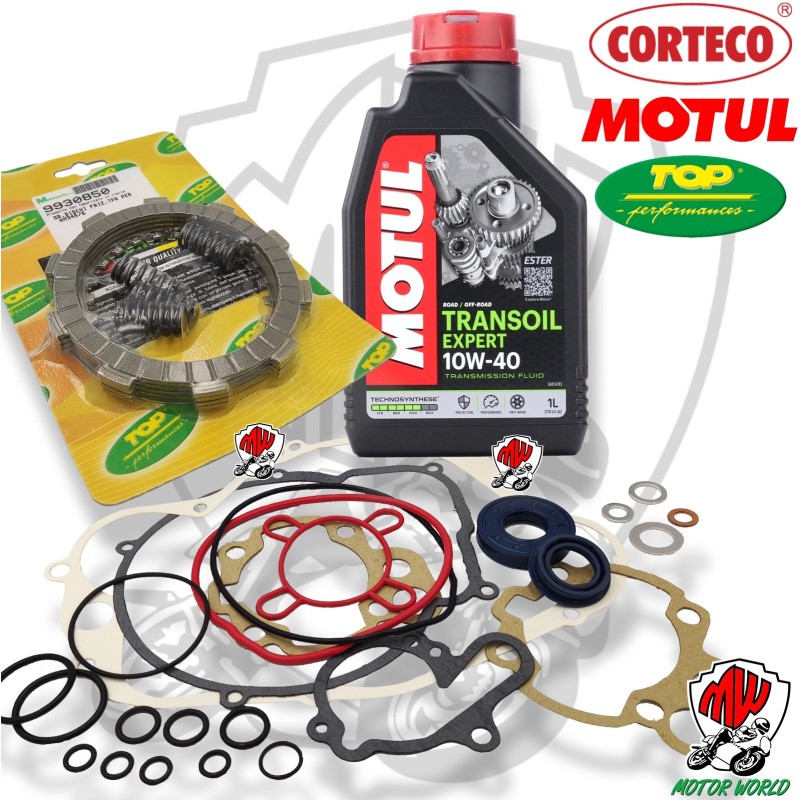 KIT FRIZIONE 4 DISCHI MOLLE TOP OLIO GUARNIZIONE MINARELLI AM6 AM345