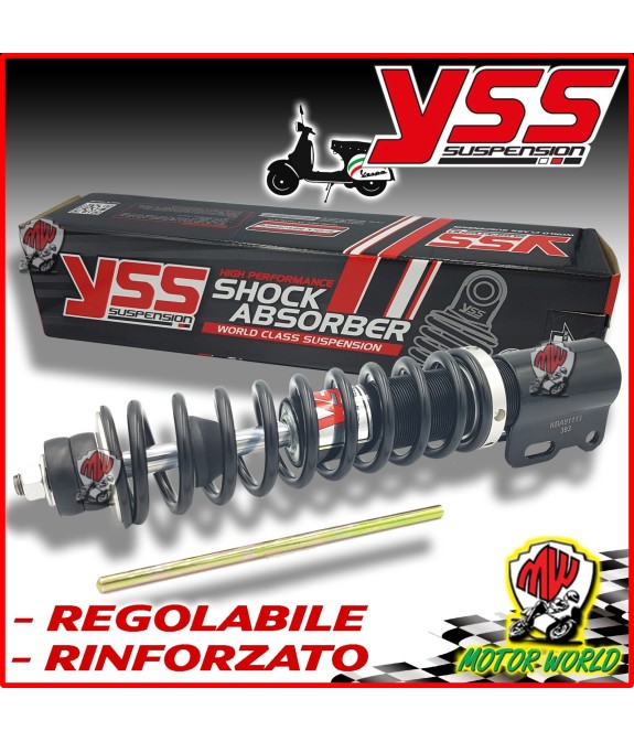 COPPIA AMMORTIZZATORI YSS REGOLABILI PIAGGIO Zip SP 2 50 2012 2013 2014 2015