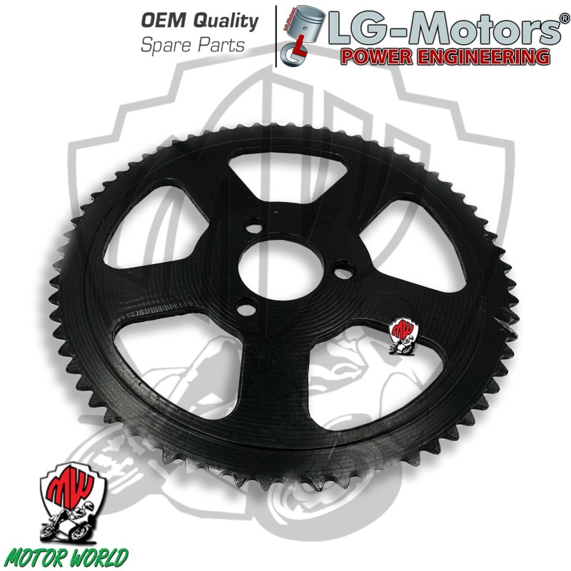 CORONA 68 DENTI PER MINI QUAD MINI MOTO CROSS 49CC 2 TEMPI