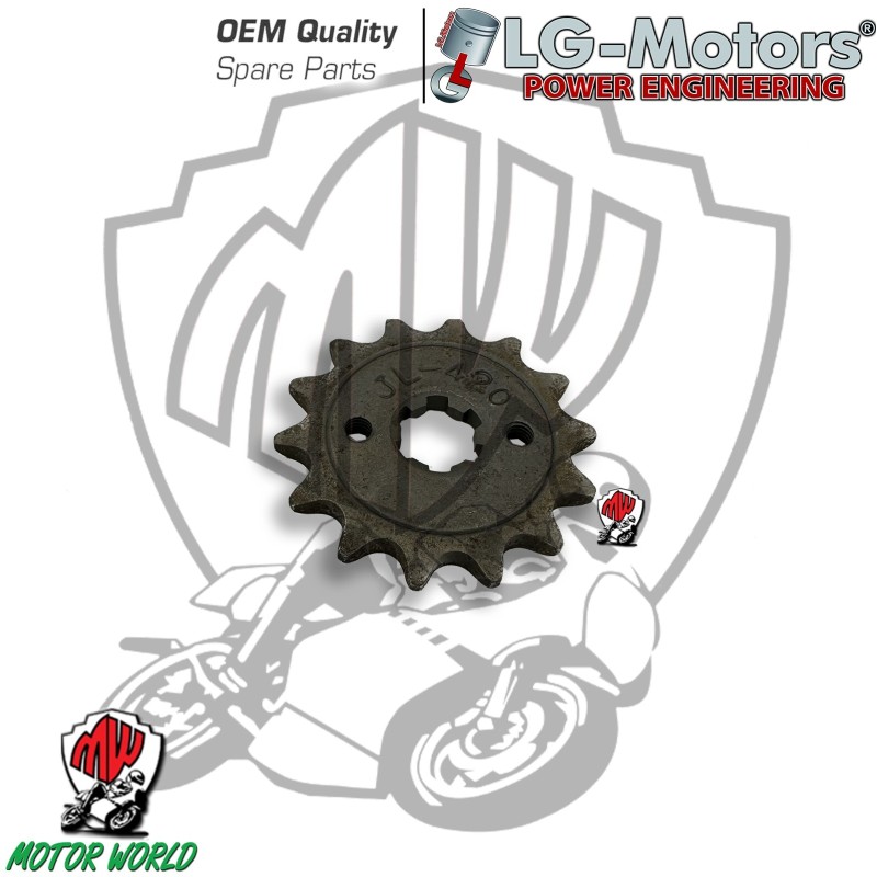 PIGNONE PASSO 420 MINIQUAD MINIMOTO PIT BIKE PITBIKE 14 DENTI