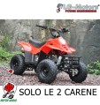 KIT 2 carene anteriore e posteriore verniciate colore rosso Quad 4T no adesivi