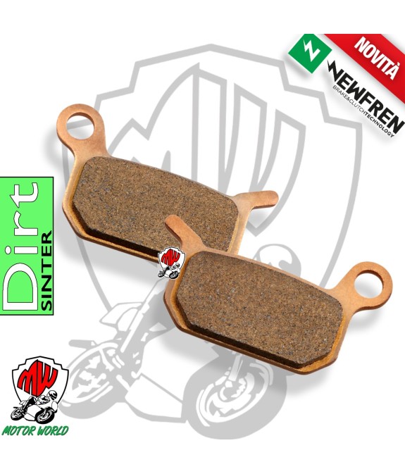 PASTIGLIE FRENO ANTERIORI DIRT SINTER NEWFREN POLINI X5 RP 65
