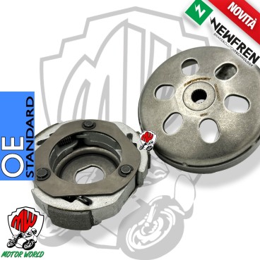KIT FRIZIONE + CAMPANA TIPO OEM ORIGINALI NEWFREN MALAGUTI CIAK RESTYLING