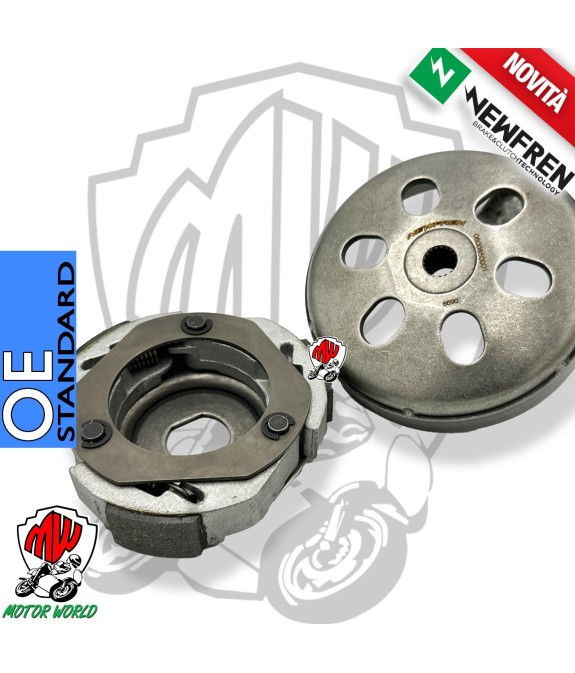 KIT FRIZIONE + CAMPANA TIPO OEM ORIGINALI NEWFREN MALAGUTI CIAK RESTYLING