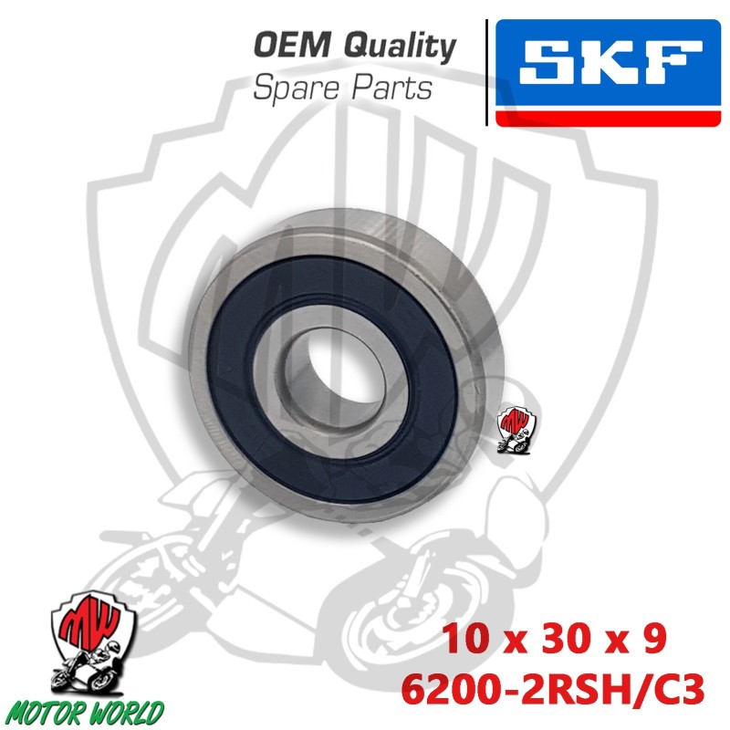 CUSCINETTO RUOTA POSTERIORE SKF 6200-2RSH C3 PIAGGIO VESPA 50 FL2 90 R L N