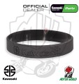 BRACCIALE DA POLSO IN SILICONE ORIGINALE KAWASAKI NERO IDEA REGALO COMPLEANNO