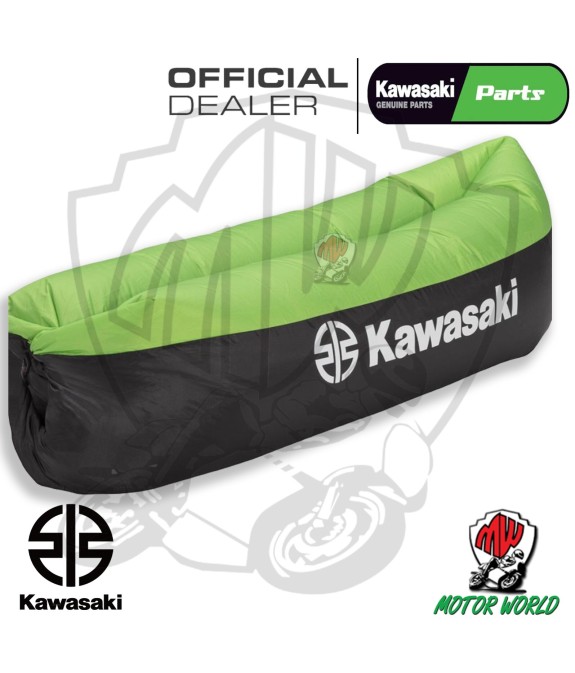 LETTO LETTINO GONFIABILE CAMPEGGIO CAMPING IDEA REGALO NATALE ORIGINALE KAWASAKI
