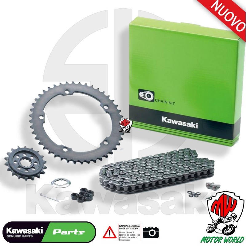 KIT TRASMISSIONE CATENA CORONA PIGNONE ORIGINALE KAWASAKI Z 1000 SX 2019