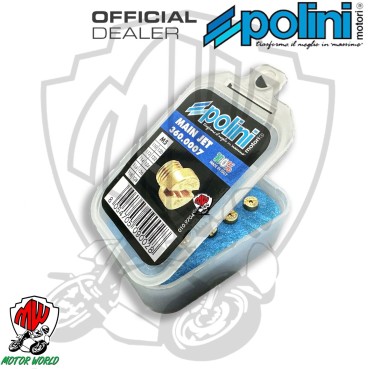 KIT 10 GETTI MASSIMO MINIMO  POLINI M 5 PER CARBURATORI DELL'ORTO DA 110 A 128
