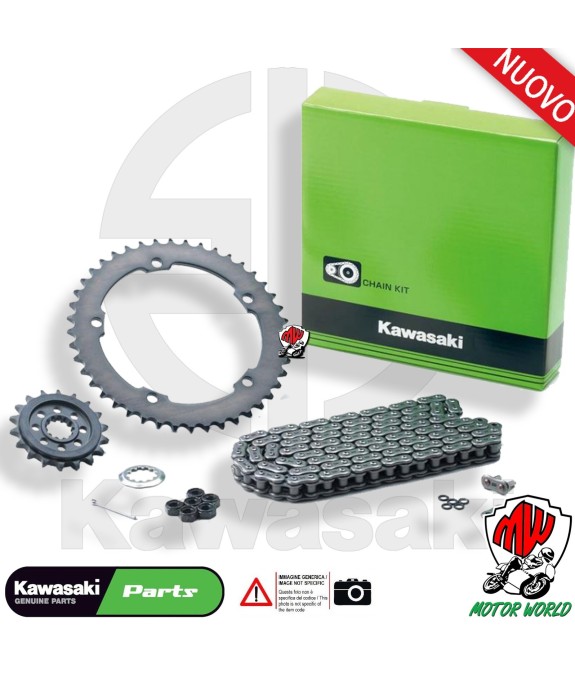 KIT TRASMISSIONE CATENA CORONA PIGNONE ORIGINALE KAWASAKI Z 900 2023