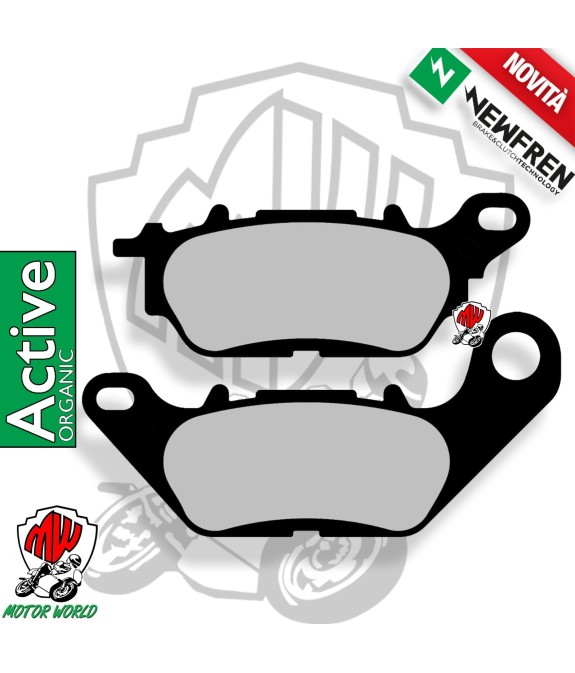 PASTIGLIE FRENO POSTERIORI NEWFREN ACTIVE YAMAHA TRICITY MWS-A 150 2016 - 2020