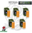 KIT 5 FILTRI FILTRO OLIO HIFLO HF652 KTM 530 XC-W Six Days 2010 2011