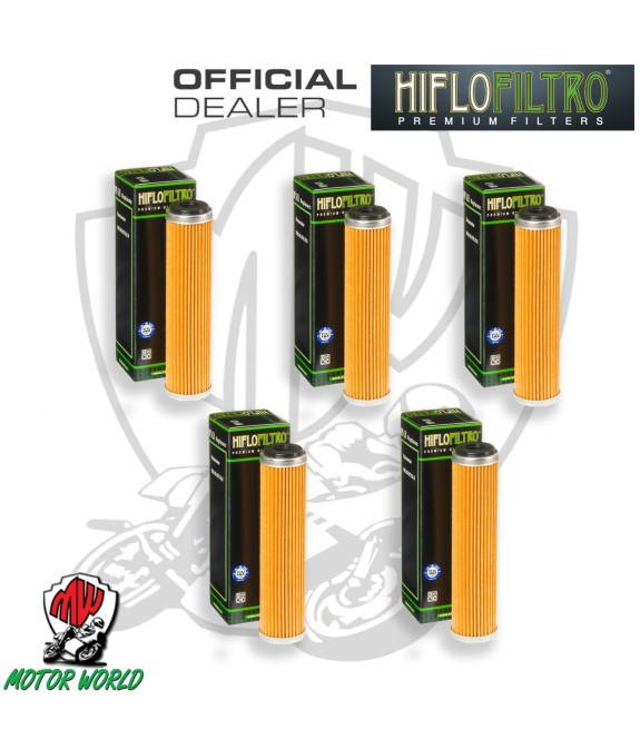 KIT 5 FILTRI FILTRO OLIO HIFLO HF631 BETA 520 RR Enduro 4T 2010 - 2014