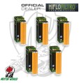 KIT 5 FILTRI FILTRO OLIO HIFLO HF631 BETA 520 RR Enduro 4T 2010 - 2014