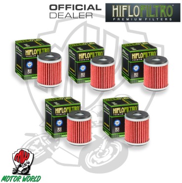 KIT 5 FILTRI FILTRO OLIO HIFLO HF140 Yamaha YP 125 X-Max 2020