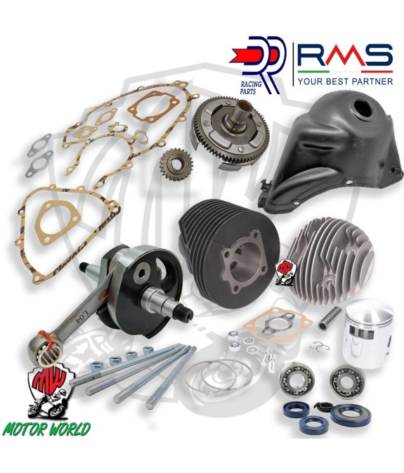 KIT MODIFICA COMPLETO APE 50 GRUPPO TERMICO ø57 DR 130 + ALBERO MOTORE CONO 20