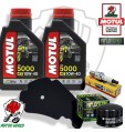 KIT TAGLIANDO OLIO FILTRI CANDELA PIAGGIO BEVERLY 500 2002 2003 2004