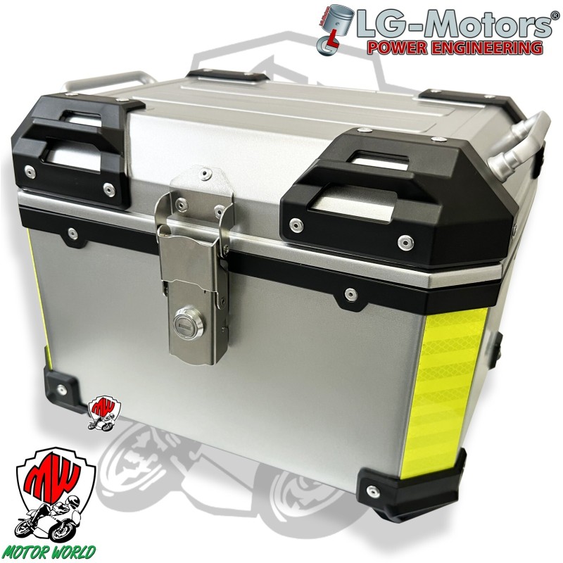 PORTAPACCHI BAULETTO LG-MOTORS IN POLIPROPILENE COLORE ALLUMINIO, 38 LITRI