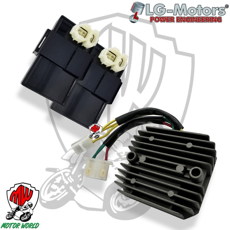 2 CENTRALINE CDI MS8CI558 E 1 REGOLATORE DI TENSIONE HONDA AFRICA