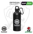 BORRACCIA NERA IN ACCIAIO INOSSIDABILE 500 ml ORIGINALE KAWASAKI TAPPO  A VITE