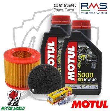 KIT TAGLIANDO OLIO MOTUL 5000 YAMAHA YP 180 E MAJESTY 2003 2004 2005 2006