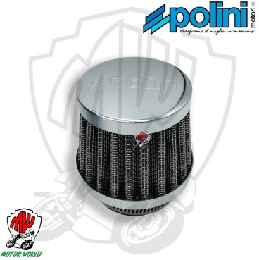 FILTRO ARIA SPORTIVO IN METALLO UNIVERSALE POLINI DIAMETRO IMBOCCO 35 mm