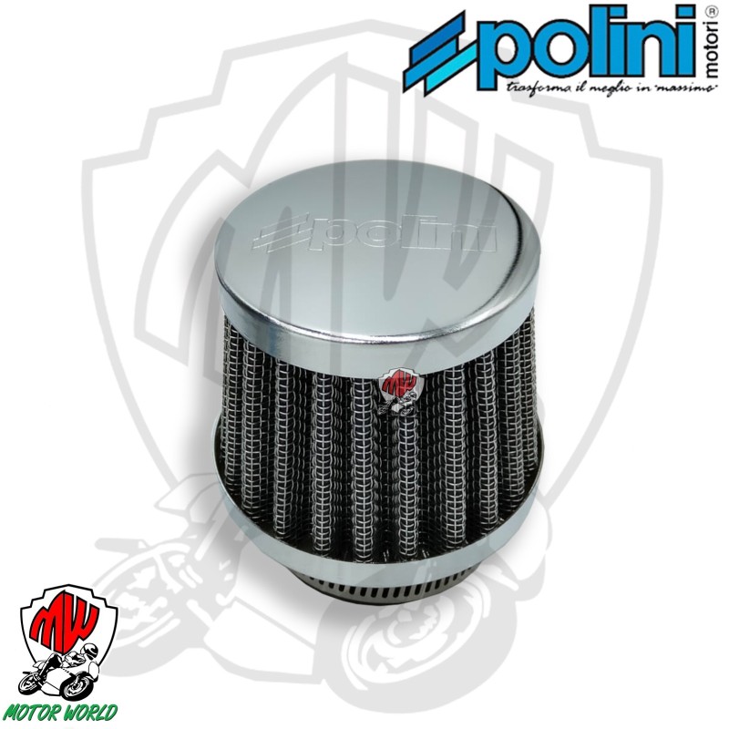 FILTRO ARIA SPORTIVO IN METALLO UNIVERSALE POLINI DIAMETRO IMBOCCO 35 mm