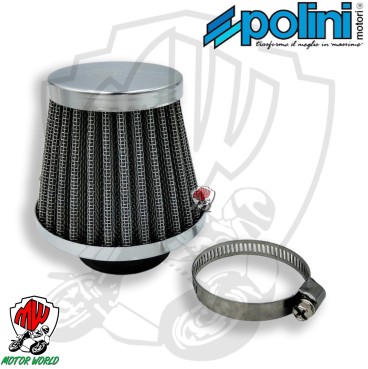FILTRO ARIA POLINI SPORTIVO IN METALLO DIAMETRO 35 mm A CONO UNIVERSALE