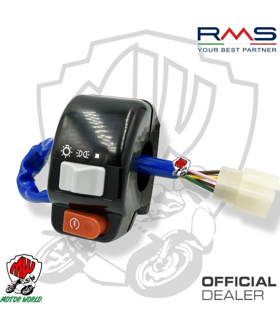 246090180 COMANDO DEVIO LUCI DESTRO RMS KYMCO AGILITY I PLUS 200