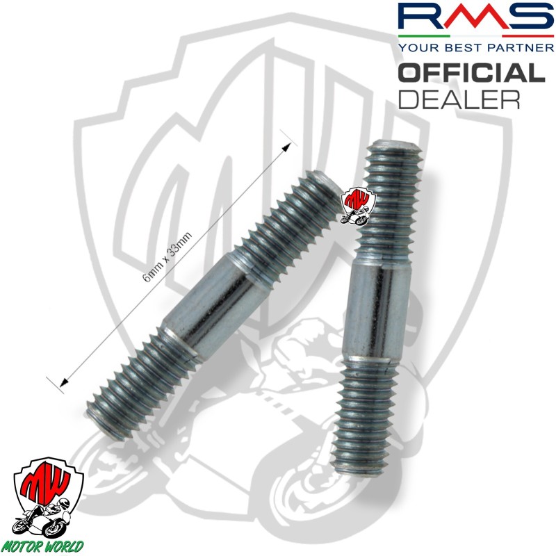2 PRIGIONIERI PRIGIONIERO SCARICO 6X32 VESPA 50 SPECIAL R L N
