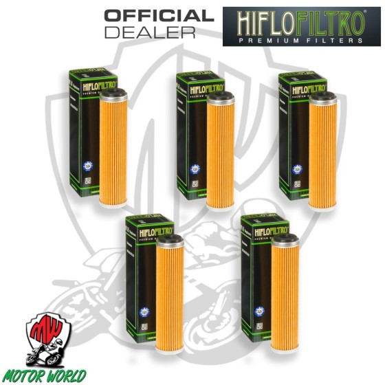 KIT 5 FILTRI FILTRO OLIO HIFLO HF631 BETA 520 RR Enduro 4T 2010 - 2014