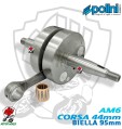 ALBERO MOTORE POLINI RACING CORSA 44 BIELLA 95 PER MINARELLI AM6 RX RS BETA HM