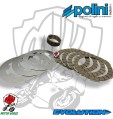 Dischi frizione POLINI EVOLUTION - 4 dischi + molla Wave - Vespa Smallframe